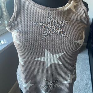 Women's Star Patterned Tank Top